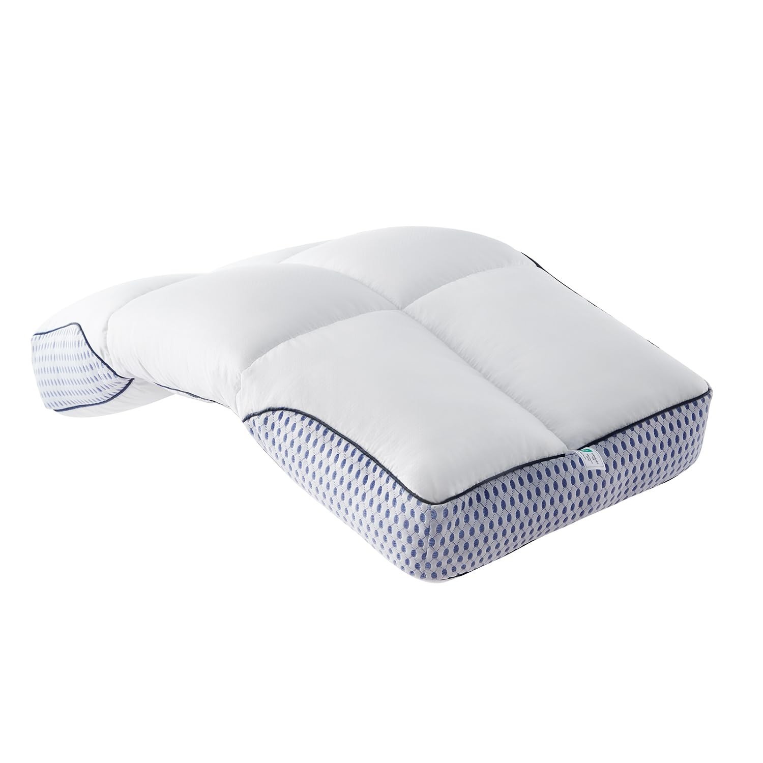 Glaciman Firm Shredded Memory Foam Bed Pillow King 15 x 33 x 4 Inch 1 Pack