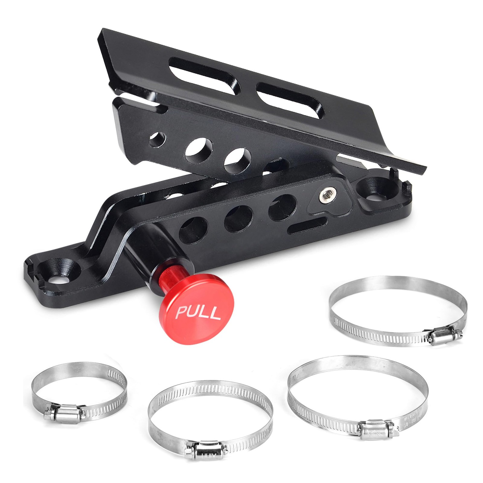 Aluminum Fire Extinguisher Mount Bracket Kit Adjustable Quick Release Roll Ba...
