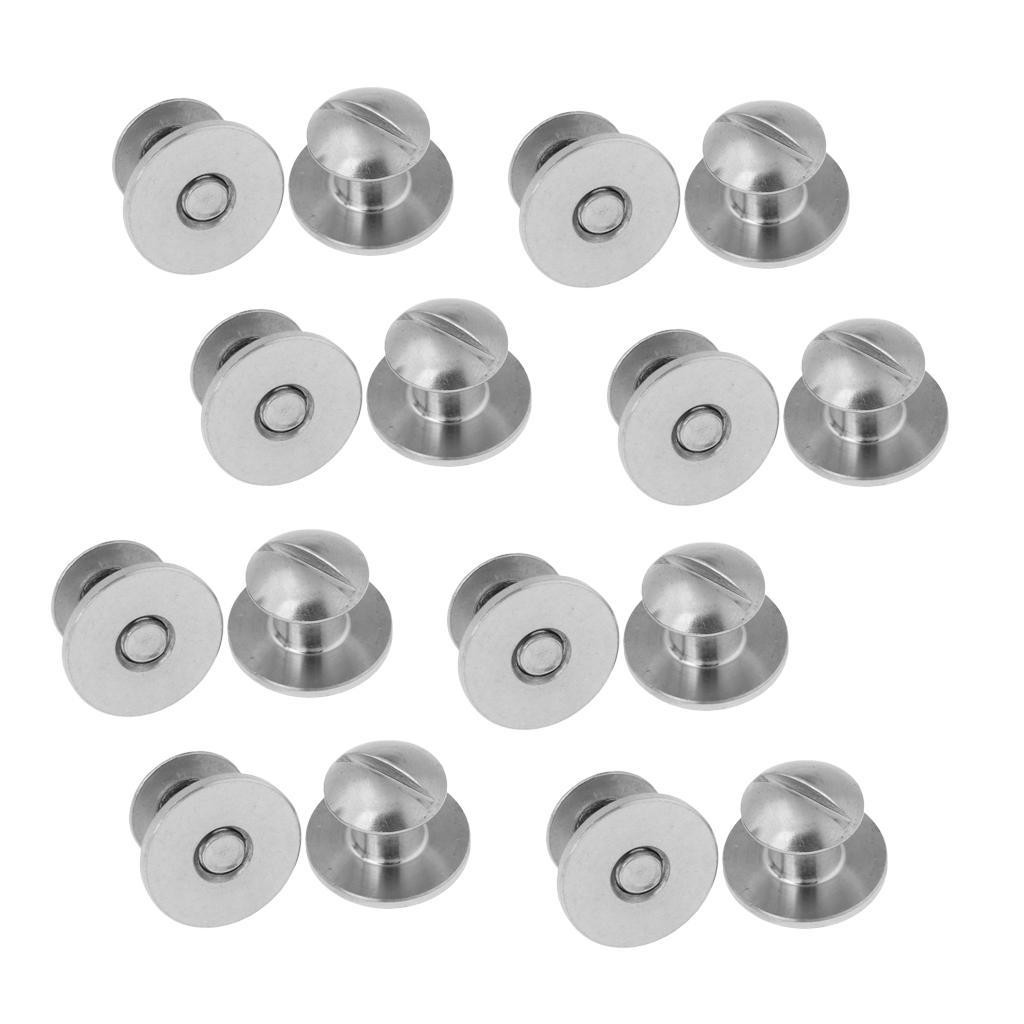16Pieces Stainless Screws Set Scuba Diving Backplate Pad