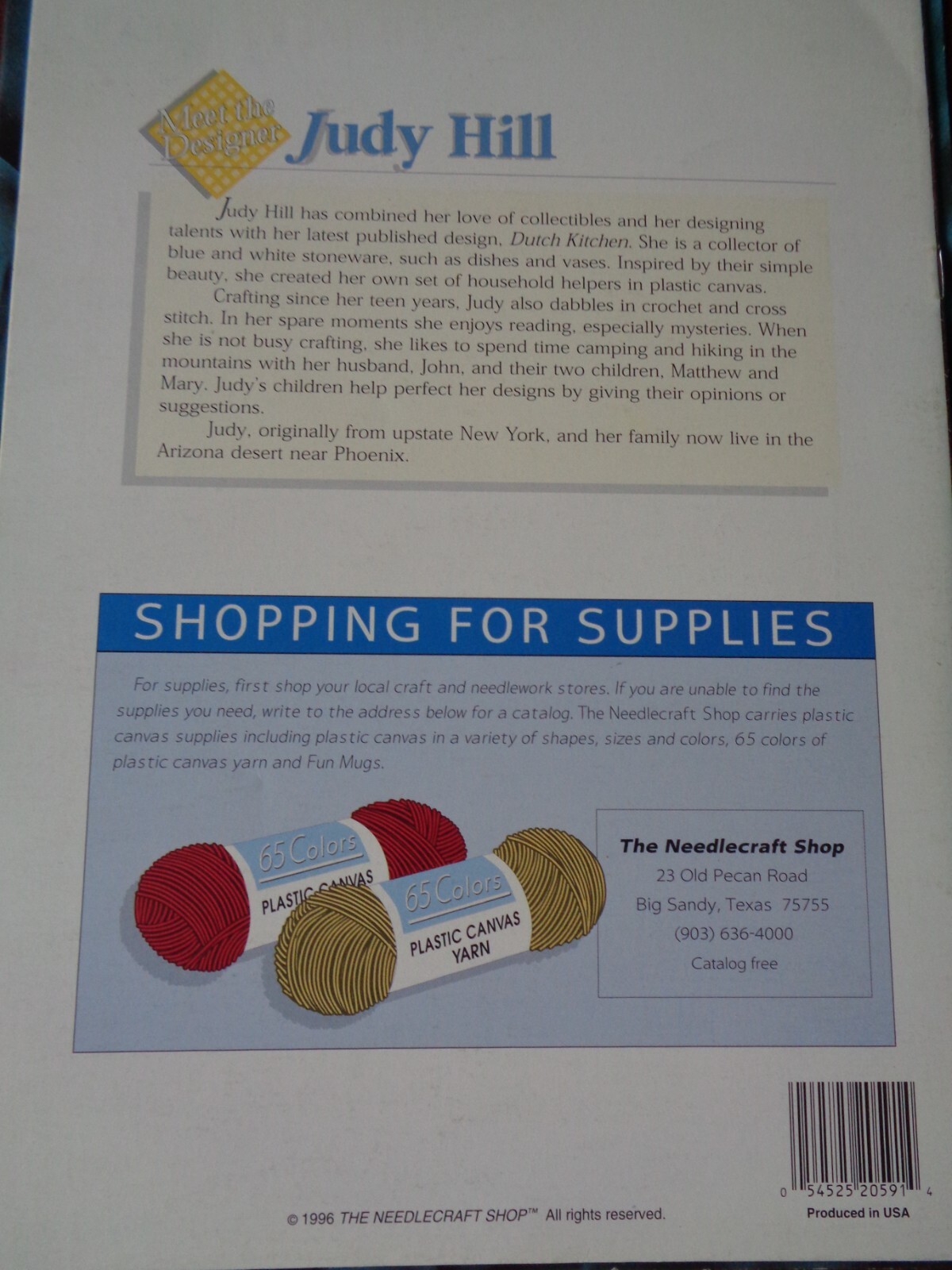 THE NEEDLECRAFT SHOP PLASTIC CANVAS DUTCH KITCHEN PATTERNS 11 PROJECTS