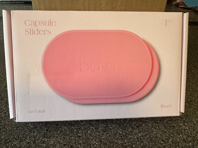 Bala Capsule Sliders Set Core Workout Sliders Blush -NEW IN BOX