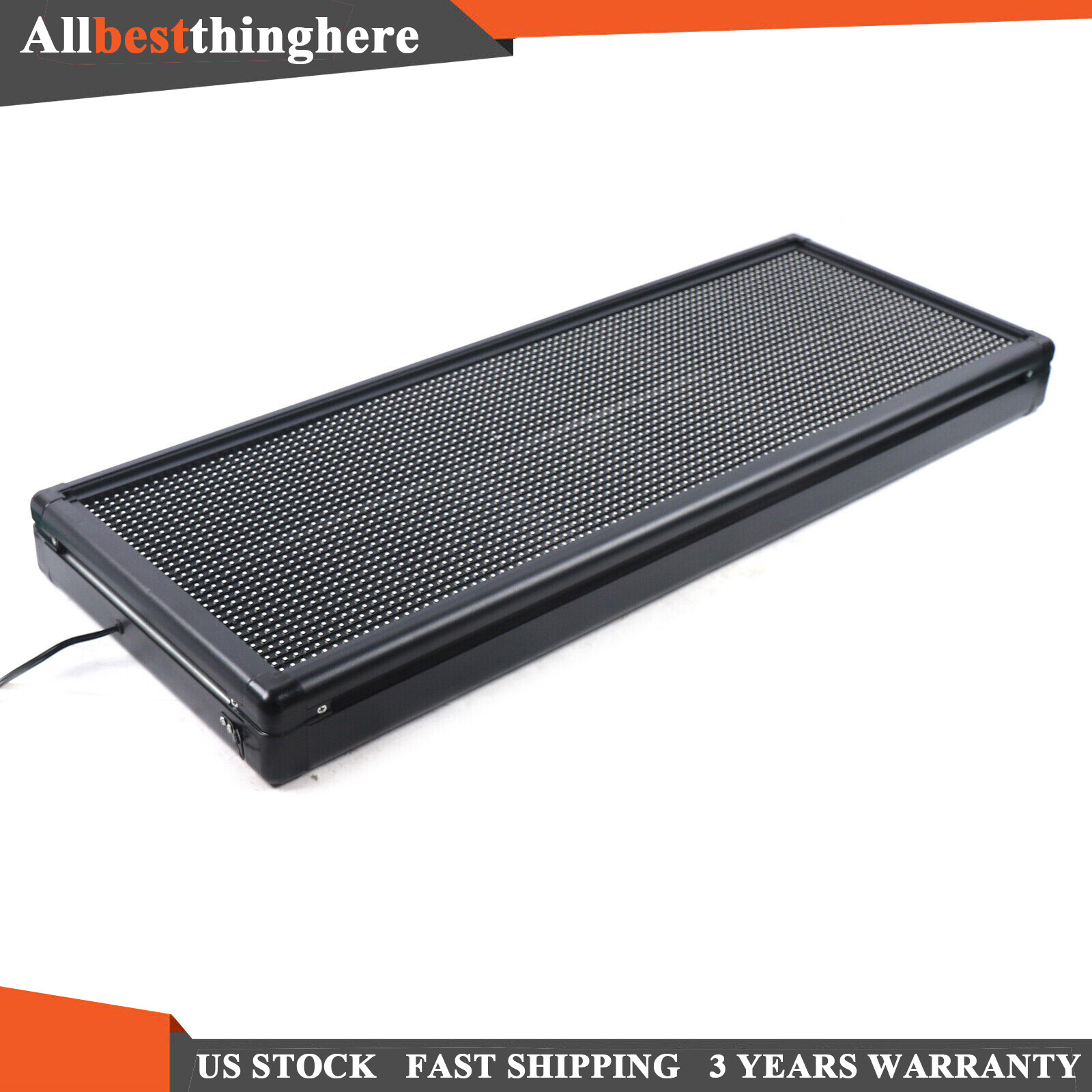 40"*15" LED Sign 3 Colors Sign Programmable Scroll Message Display Board