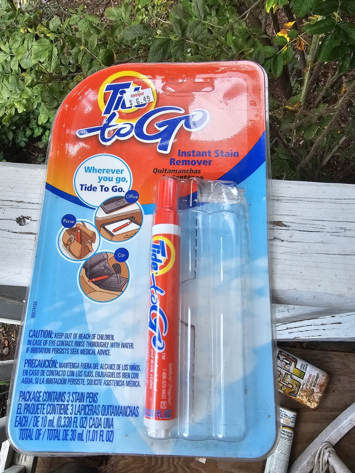 Tide To Go Instant Stain Remover 0.34 oz One Remaining 2006 NOS