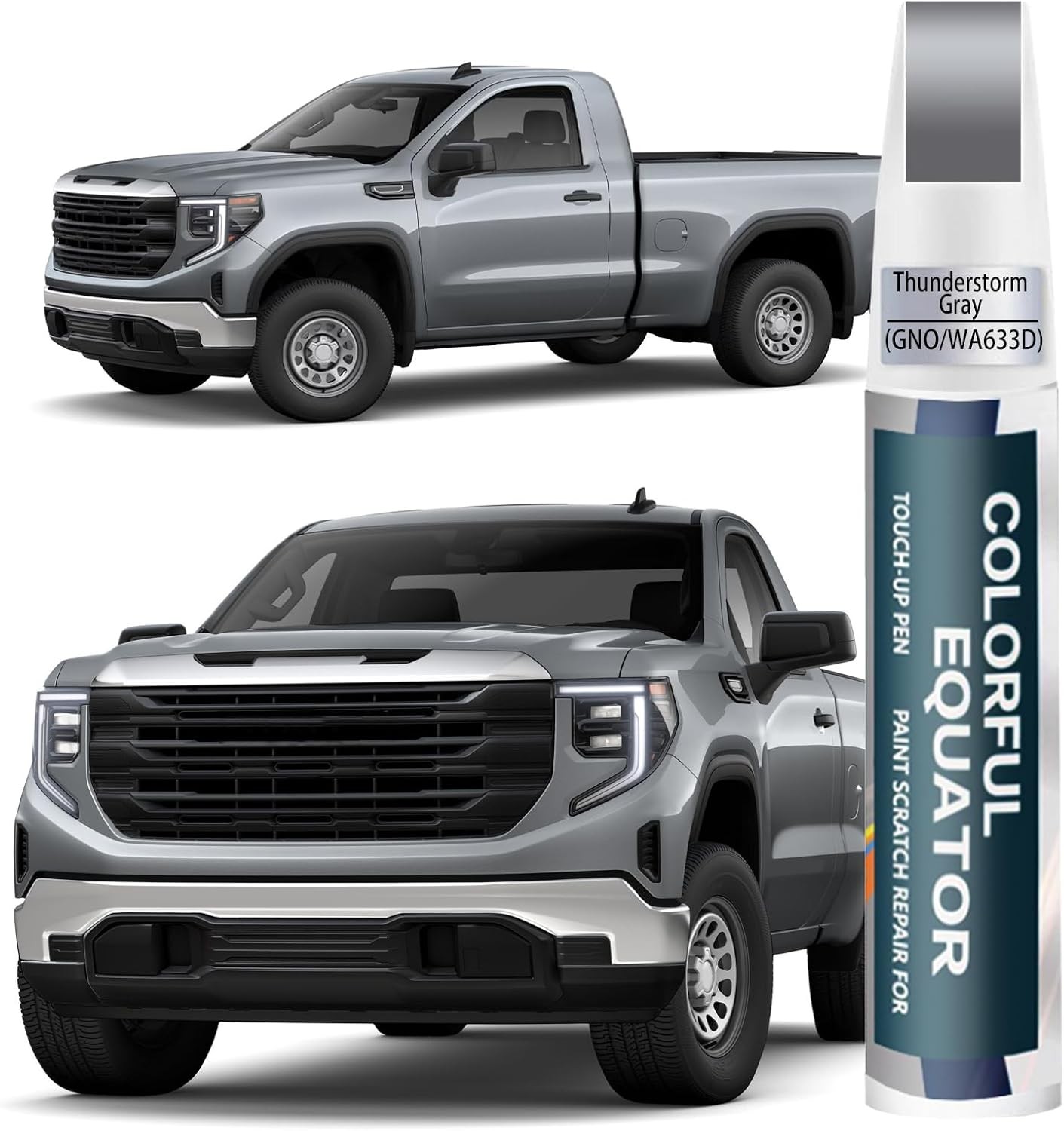 Touch Up Paint Kit for GMC Thunderstorm Gray GNO/WA633D Car Scratch Remover Kit