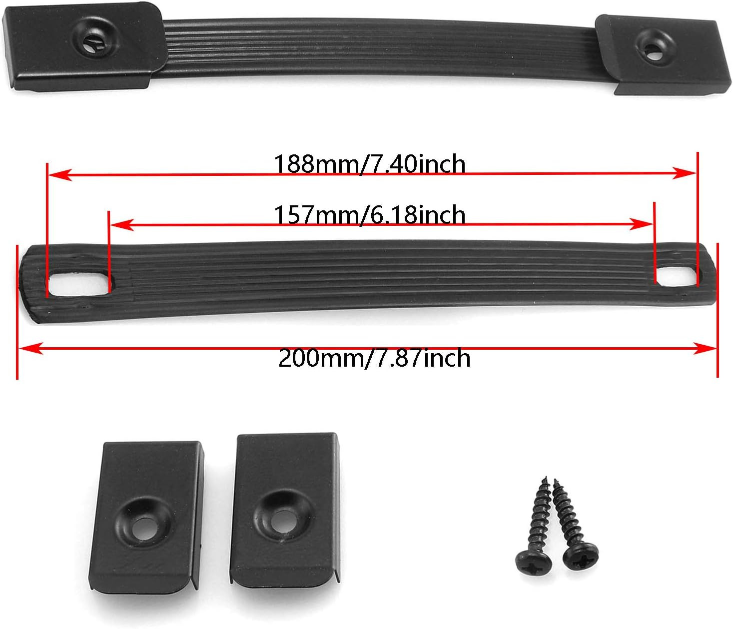 DGZZI Handle Strap 2PCS 8Inch Black Guitar Amplifiers Speaker Cabinet Strap Hand