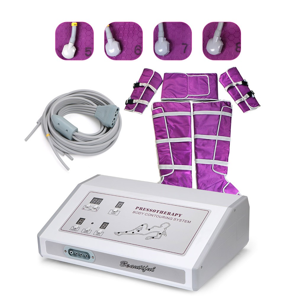 Air Pressure Pressotherapy Lymphatic Drainage Slimming Suit Body Massager Device