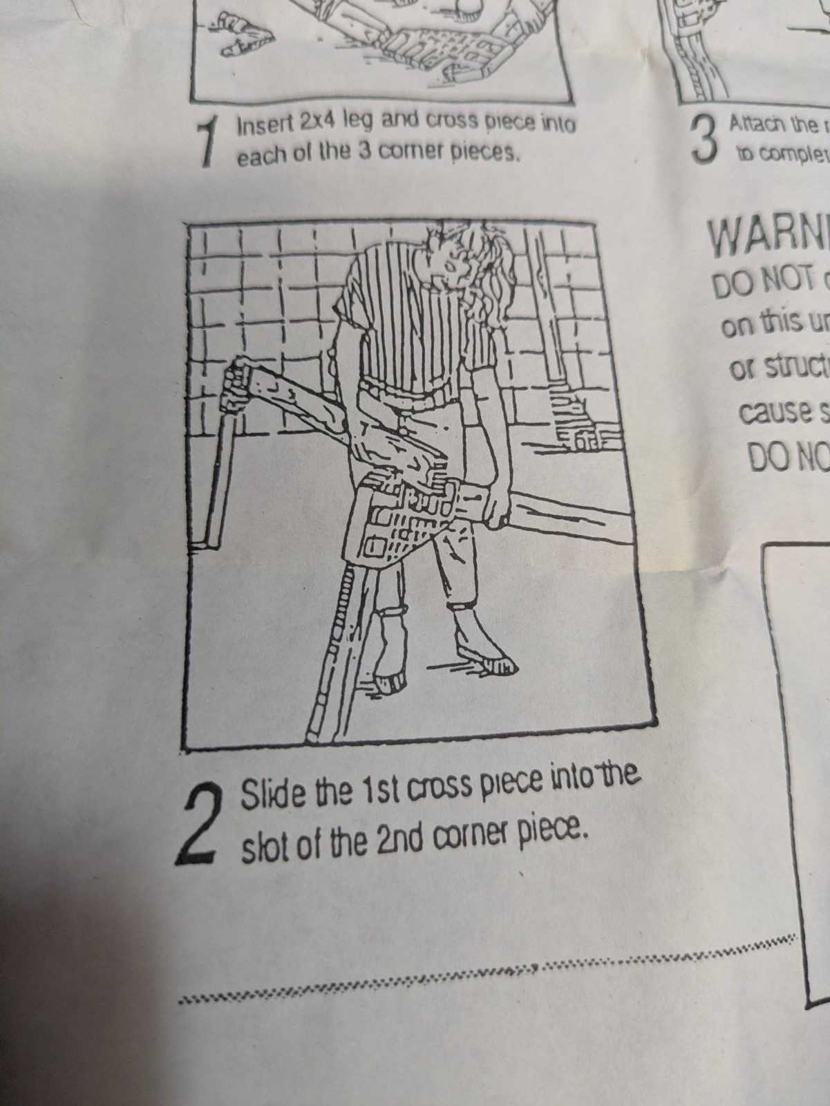 Tridex Three Corner Connector Kit For A Three Sided Saw Horse