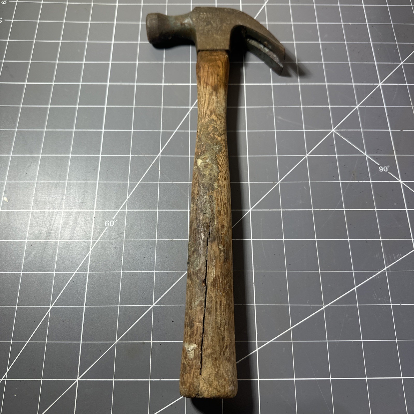 Vintage CRAFTSMAN M  Series 16oz Wood Handle Claw Hammer USA