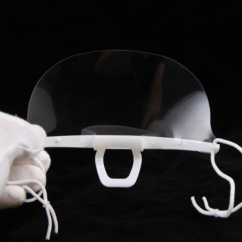 10-Pack Ultra Clear Protective Full Face Masks