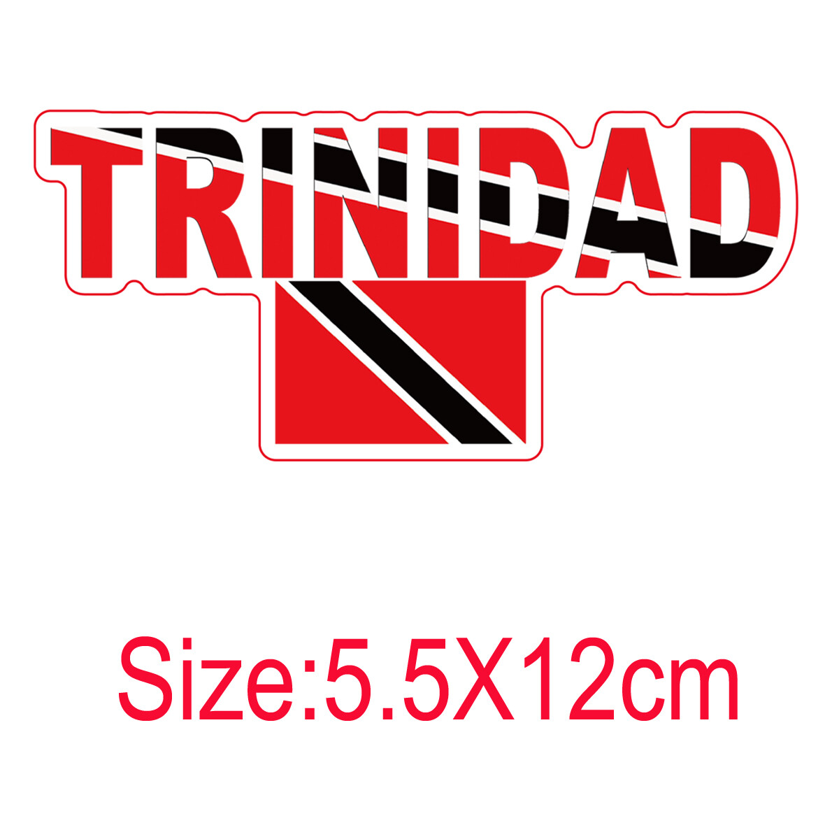 TRINIDAD FLAG Car Bumper Refrigerator Reusable Magnet Sticker Lot Free Shipping