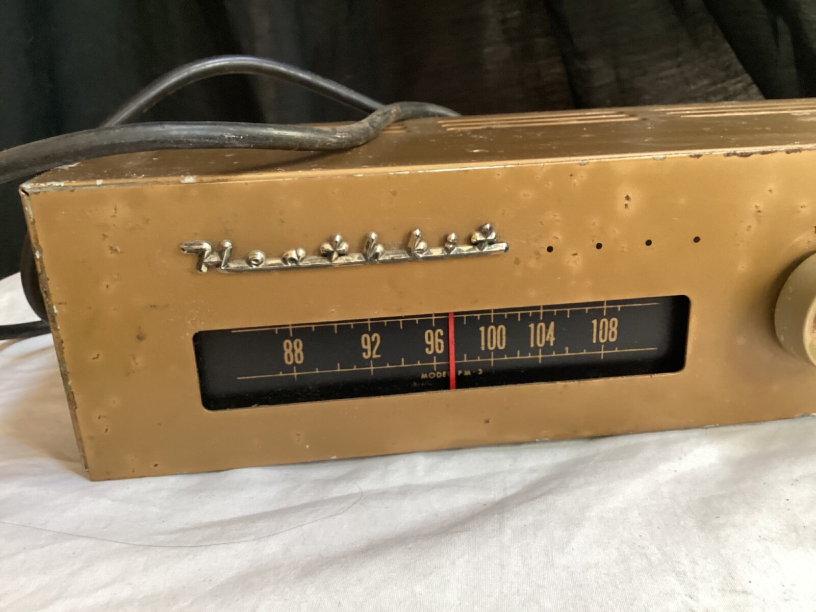 Vintage Heathkit FM-3 metal FM Hifi Tube Radio 1957 Works