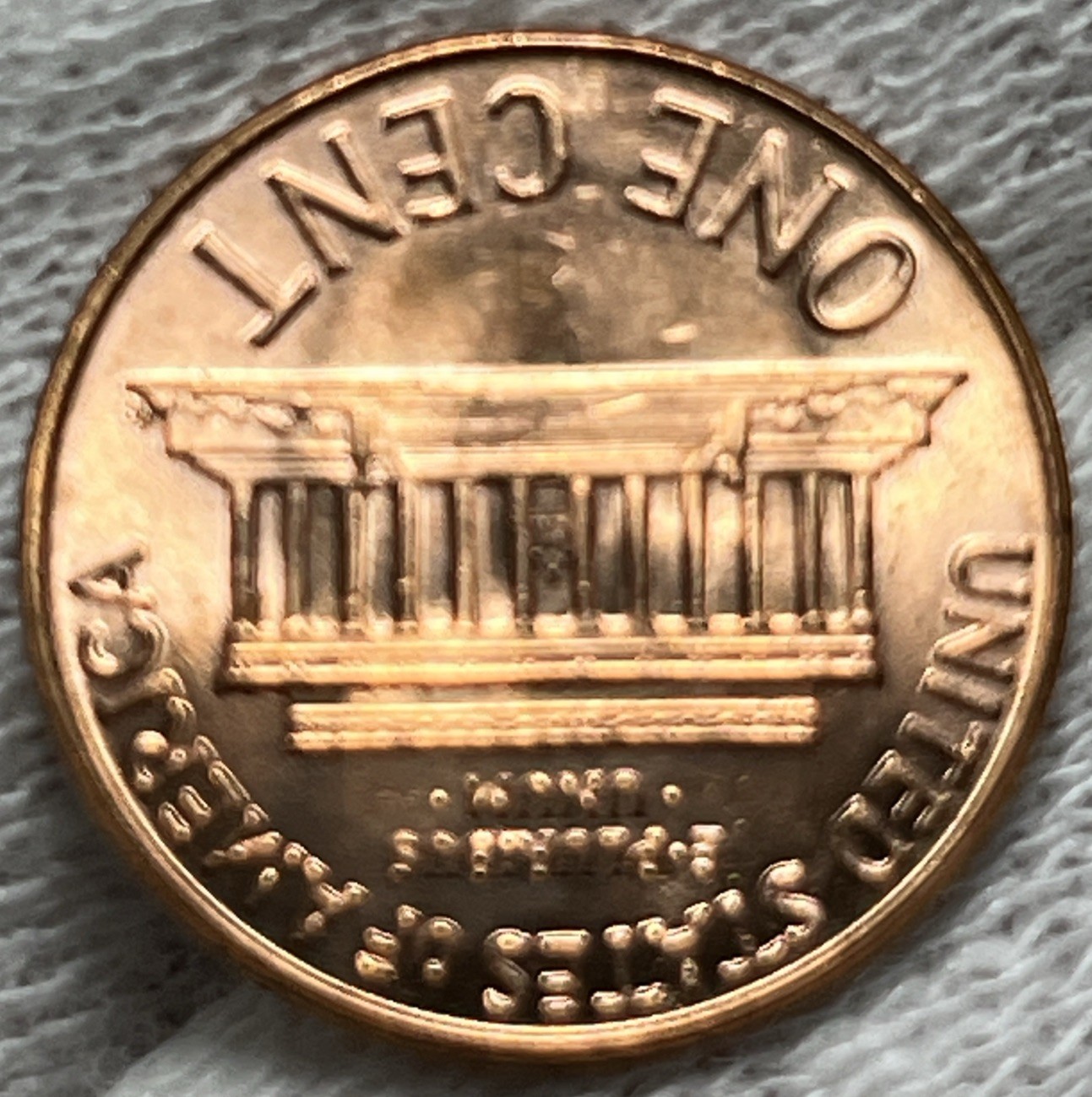 1963 Lincoln Penny Error Lettering On Rim Die Clash DDO DDR Uncirculated #1