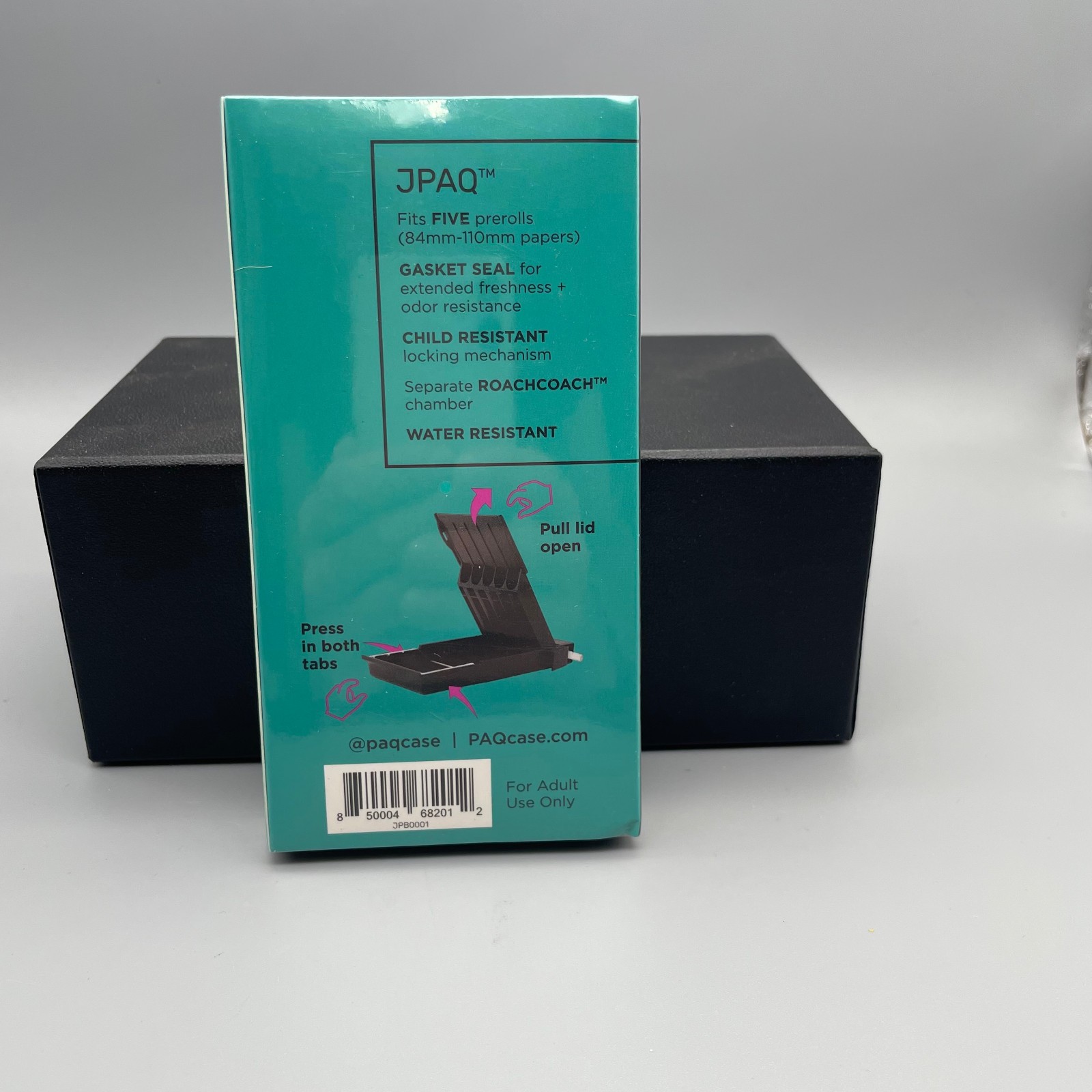 JPAQ Pre-Roll Case Black w/ Free Shipping