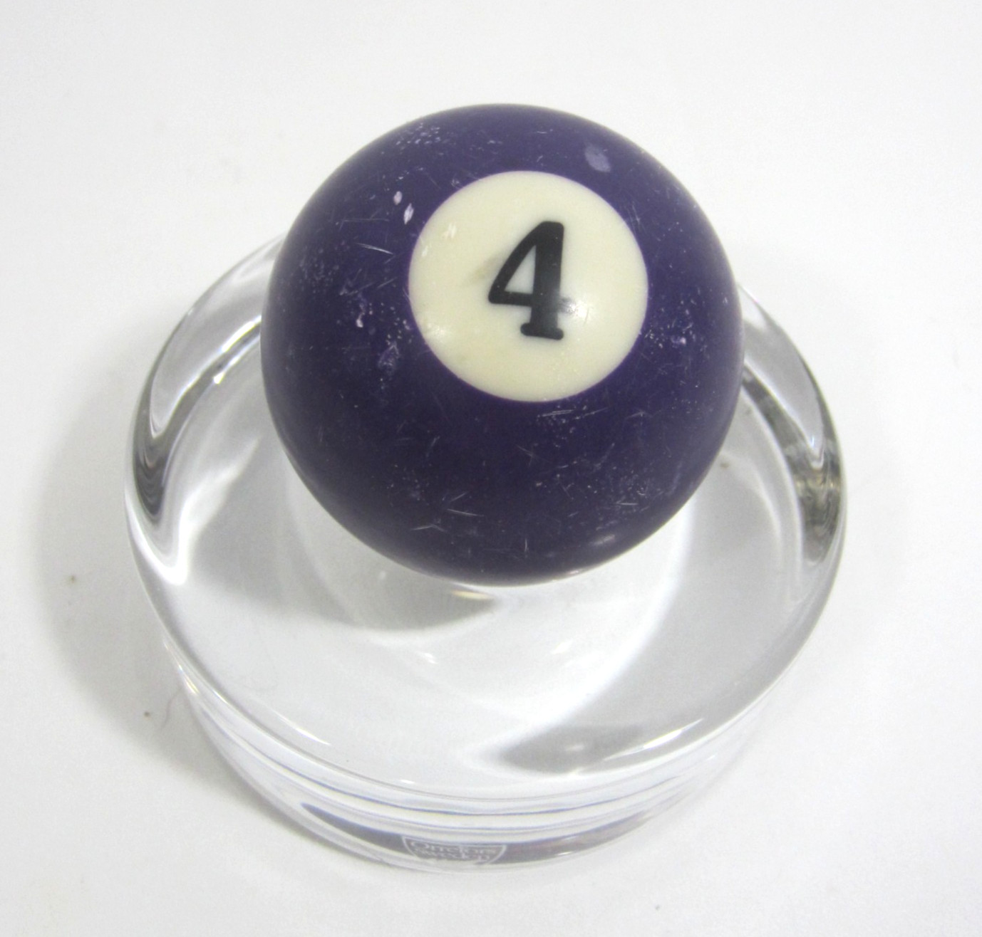 Vintage 2 1/4" Billiard Ball #4 Purple Solid Pool Replacement Lost Single