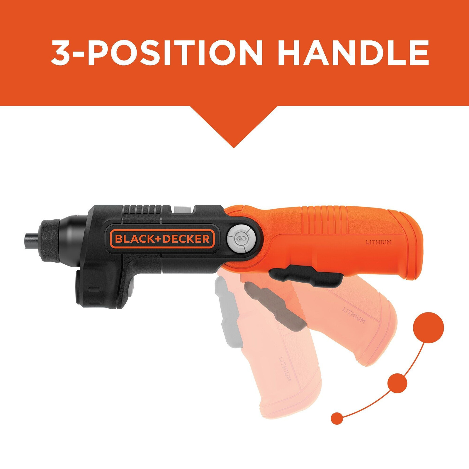 BLACK+DECKER 4V Max* Lithium Ion Lightdriver Cordless Screwdriver - BDCSFL20C
