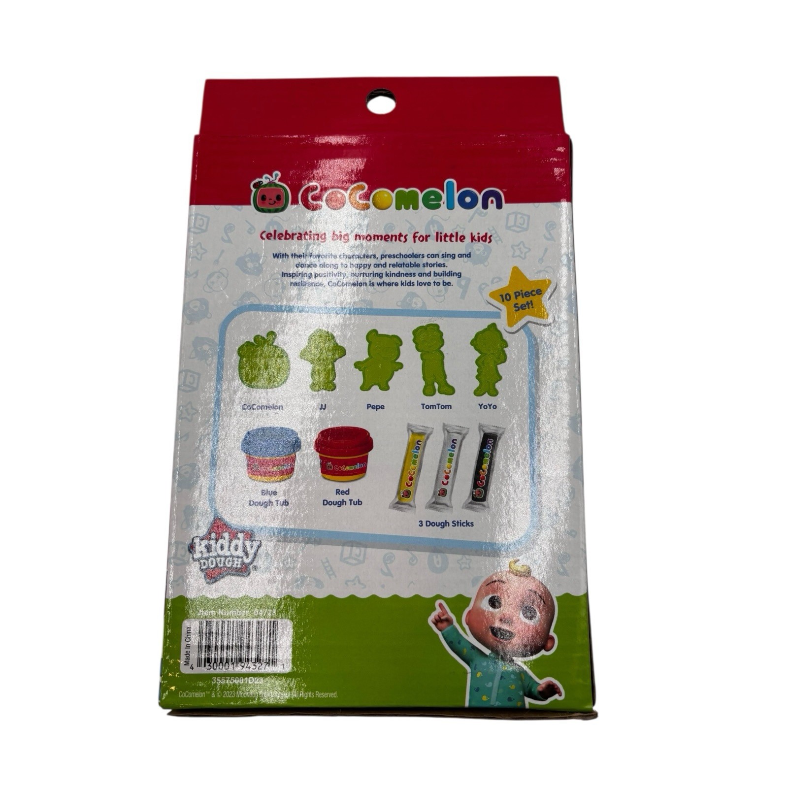 Cocomelon Kiddy Dough Sculpt & Mold Dough Set Activity Set
