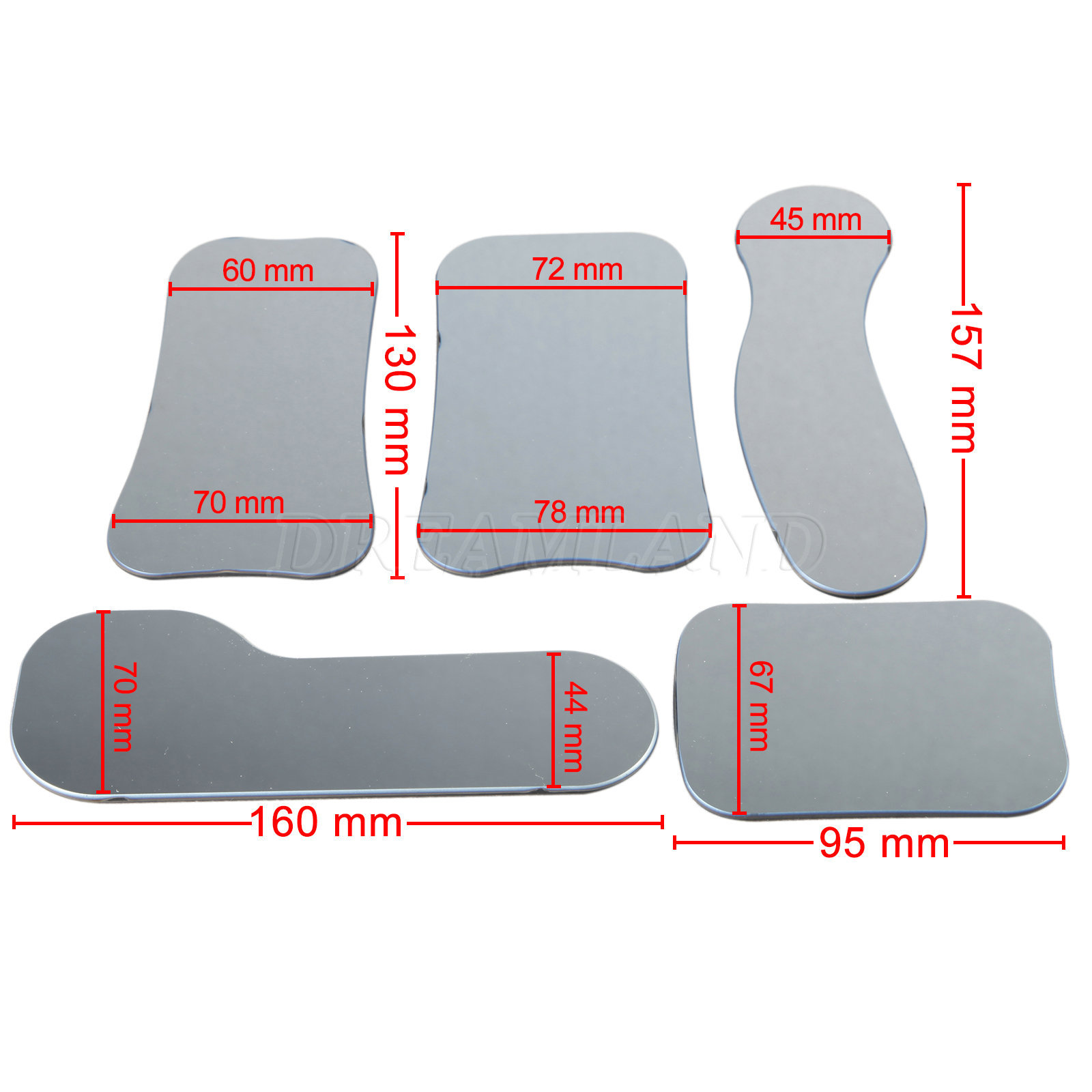 Dental Ortho Lingual Occlusal Buccal Photographic Glass Mirror Reflector RO.E