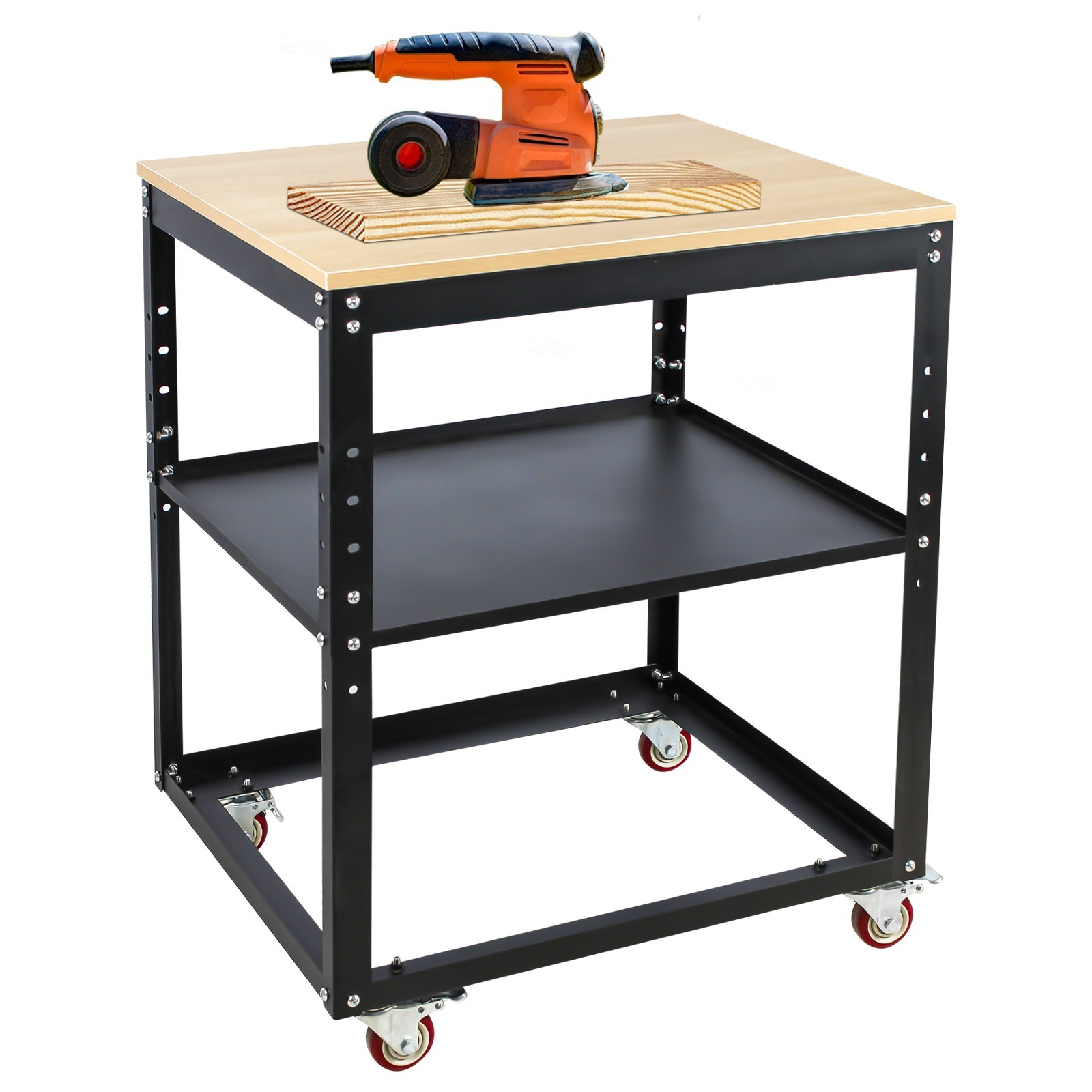 Height Adjustable Planer Stand with Wheels,Miter Saw Tool Stand,Power Tool Stand