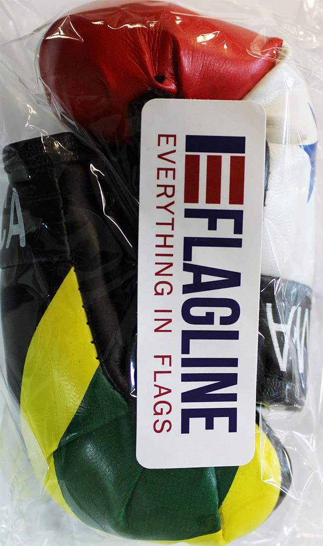 Flagline Jamaica and Panama - Mini Small, Red White Blue Green Yellow Black