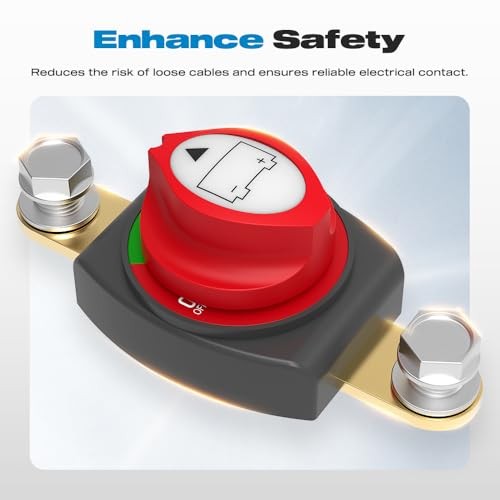 Battery Disconnect Switch, On/Off Side Post Battery On-Off-275A-Side Post