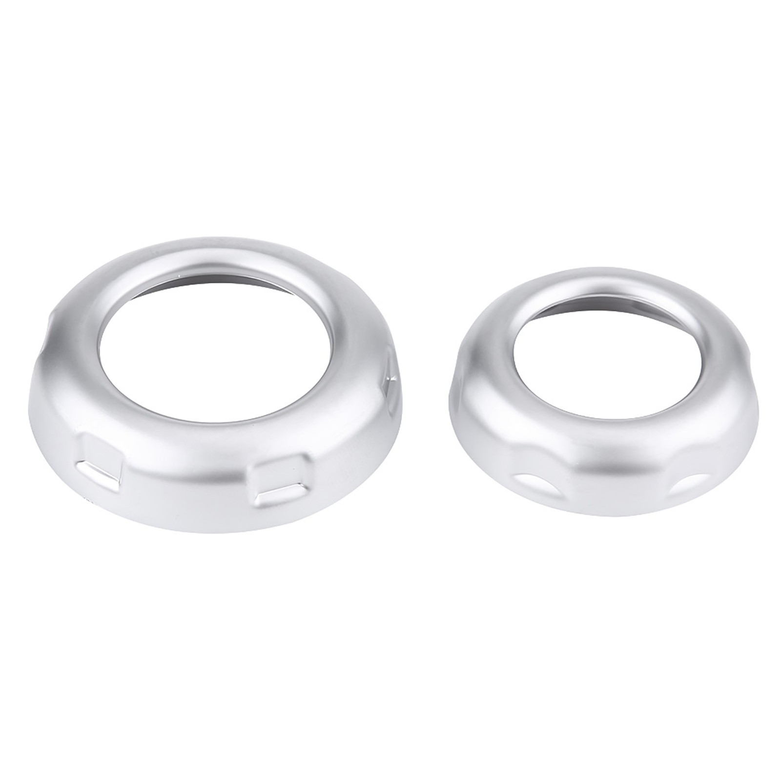 Volume & Air Conditioning Knobs Trim 5pcs/Set Car Radio Volume Knob Rings C FQCY