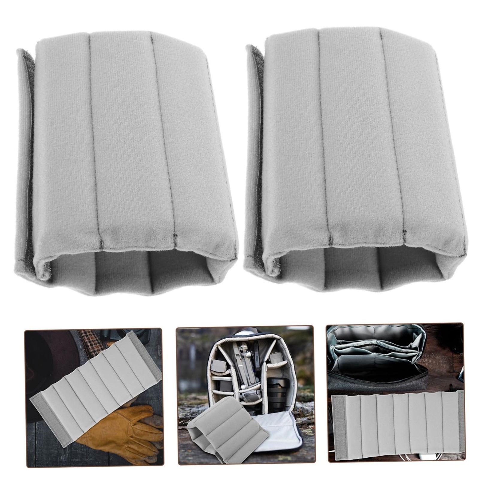 Camera Bag Dividers 2 PCS Insert Organizer Shock Absorbing Partition Pads