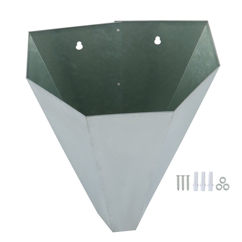 Steel Chicken Cone Galvanized Poultry Restraining Cone For Poultry up to 8 lb