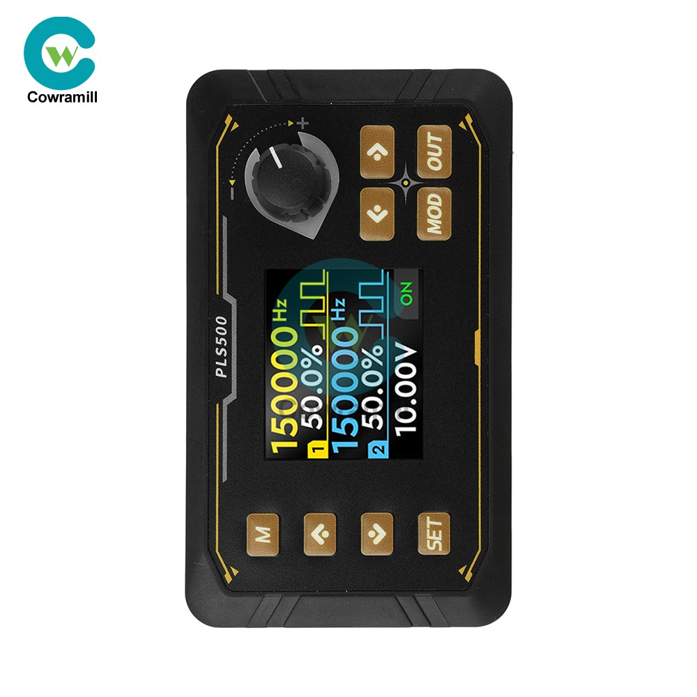 PLS500 Dual-Channel Pulse PWM Signal Generator Adjustable Programmable Dead zone