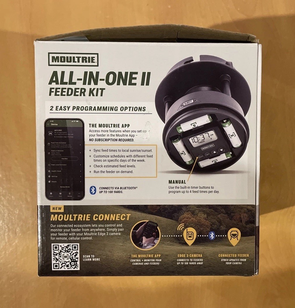 All-In-One II Feeder Kit With Bluetooth Control and 360-Degree Feed Coverage