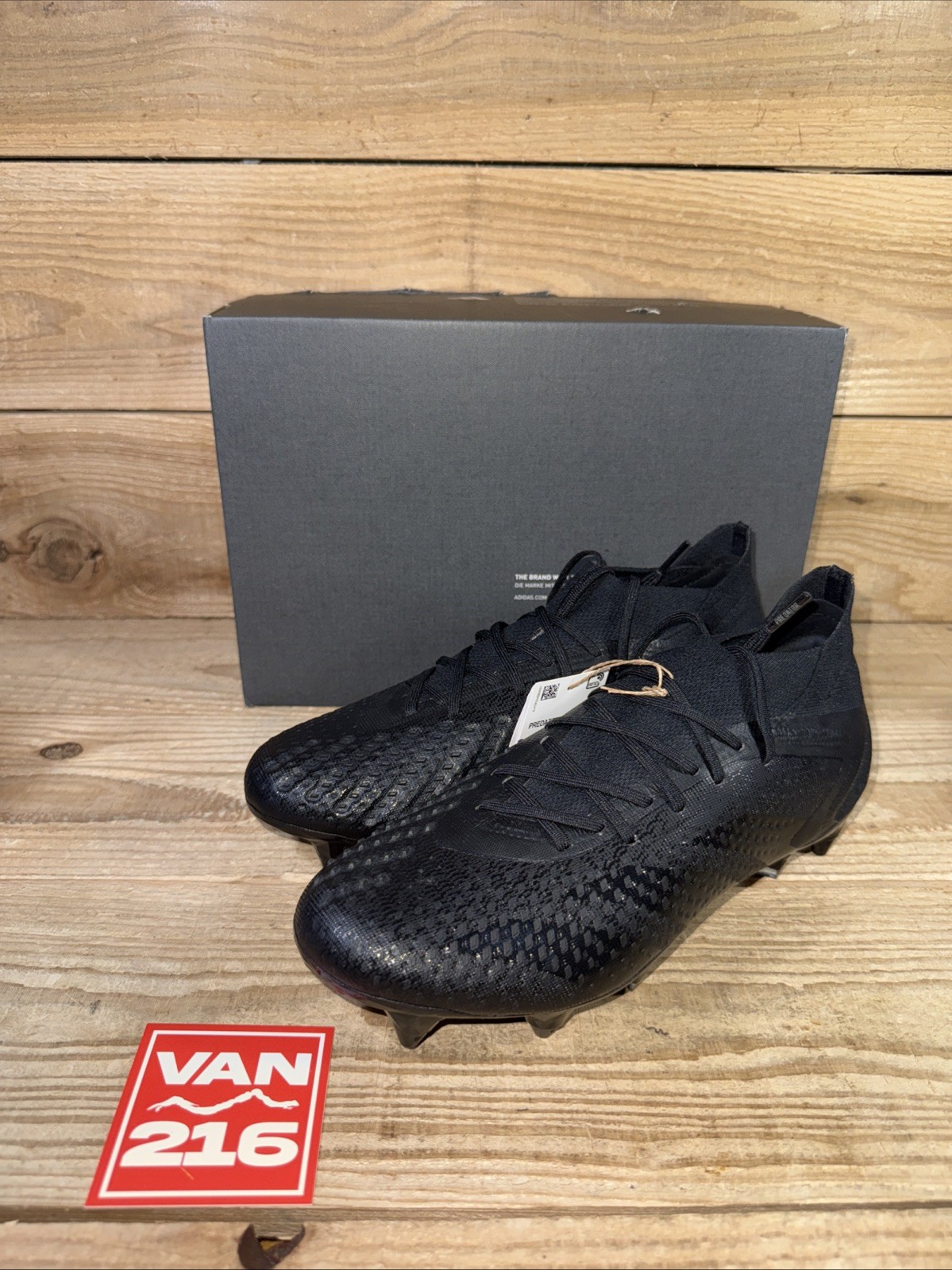 NEW SZ 6.5M/7.5W: Adidas PREDATOR ACCURACY .1 LOW SG BLACK SOCCER CLEAR GW4581