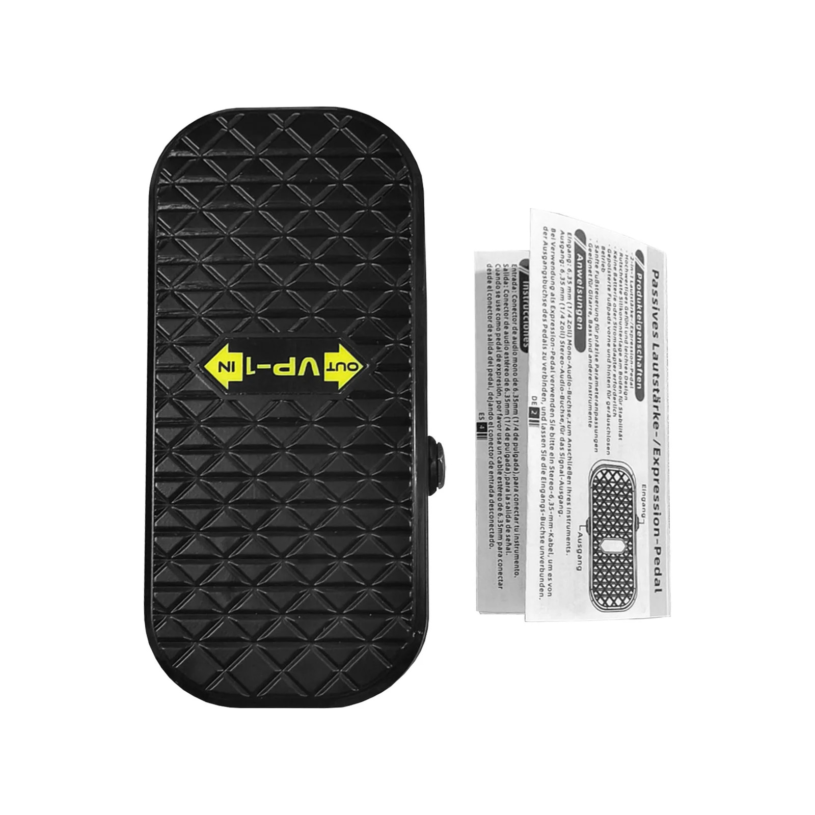 Volume Expression Guitar Effect Pedal 2-in-1 Dual Control Silent Buffer Metal Ch