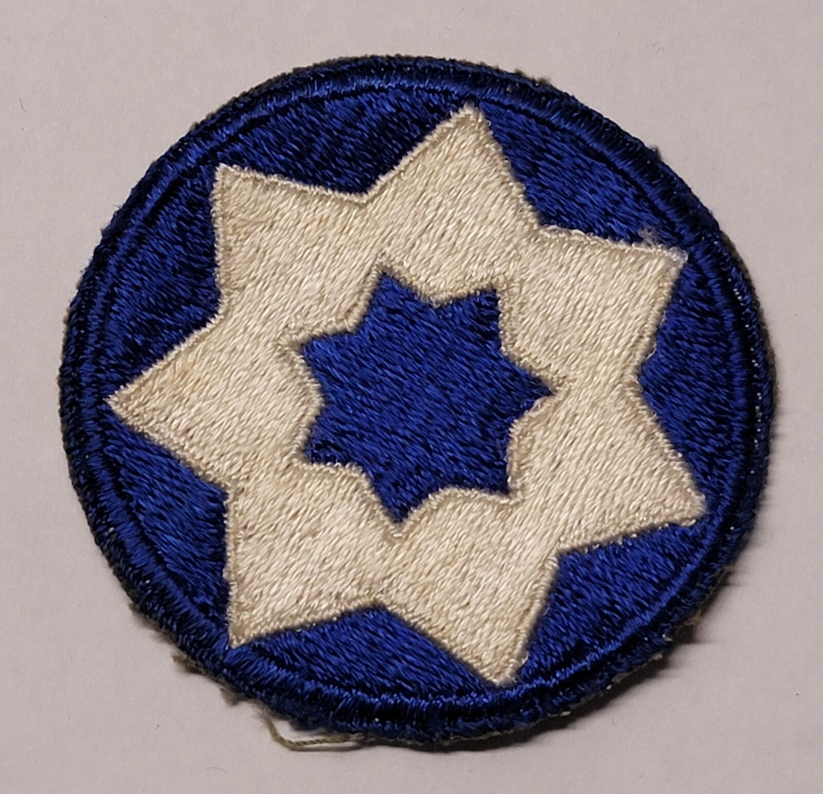 U.S. ARMY 7th SERVICE COMMAND Vintage Patch WWII