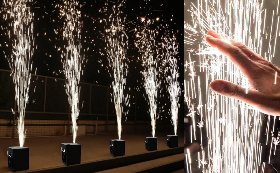 700W DMX Cold Spark Firework Machine Stage Atmospheric Effect Show Wedding Party
