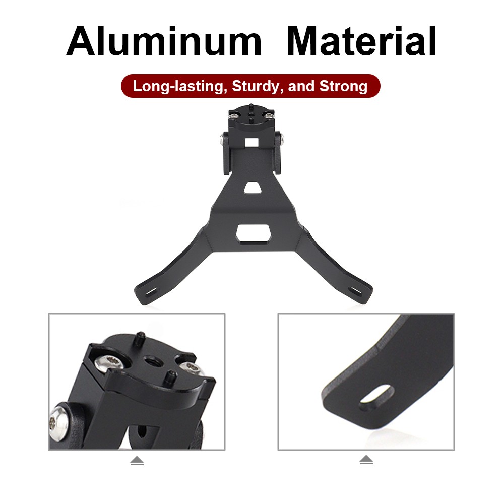 Aluminum GPS Cell Phone Mounting Support Black Fit For YAMAHA MT03 2022-2024