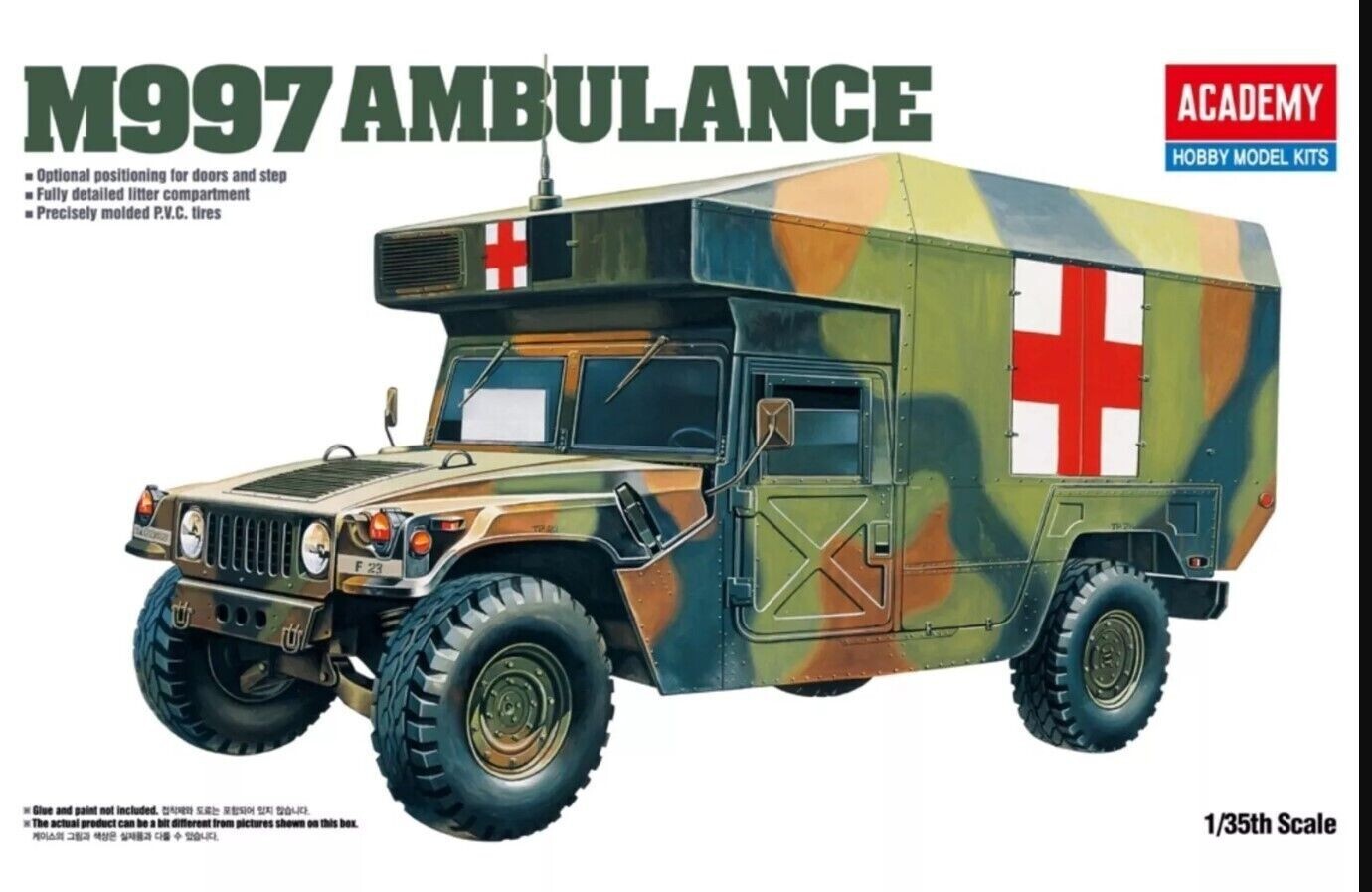 Academy Hobby 13243 M997 MAXI AMBULANCE 1/35