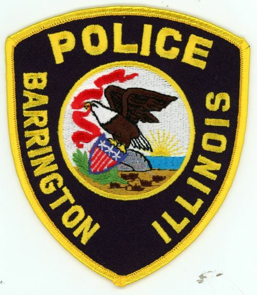 ILLINOIS IL BARRINGTON POLICE NICE SHOULDER PATCH SHERIFF