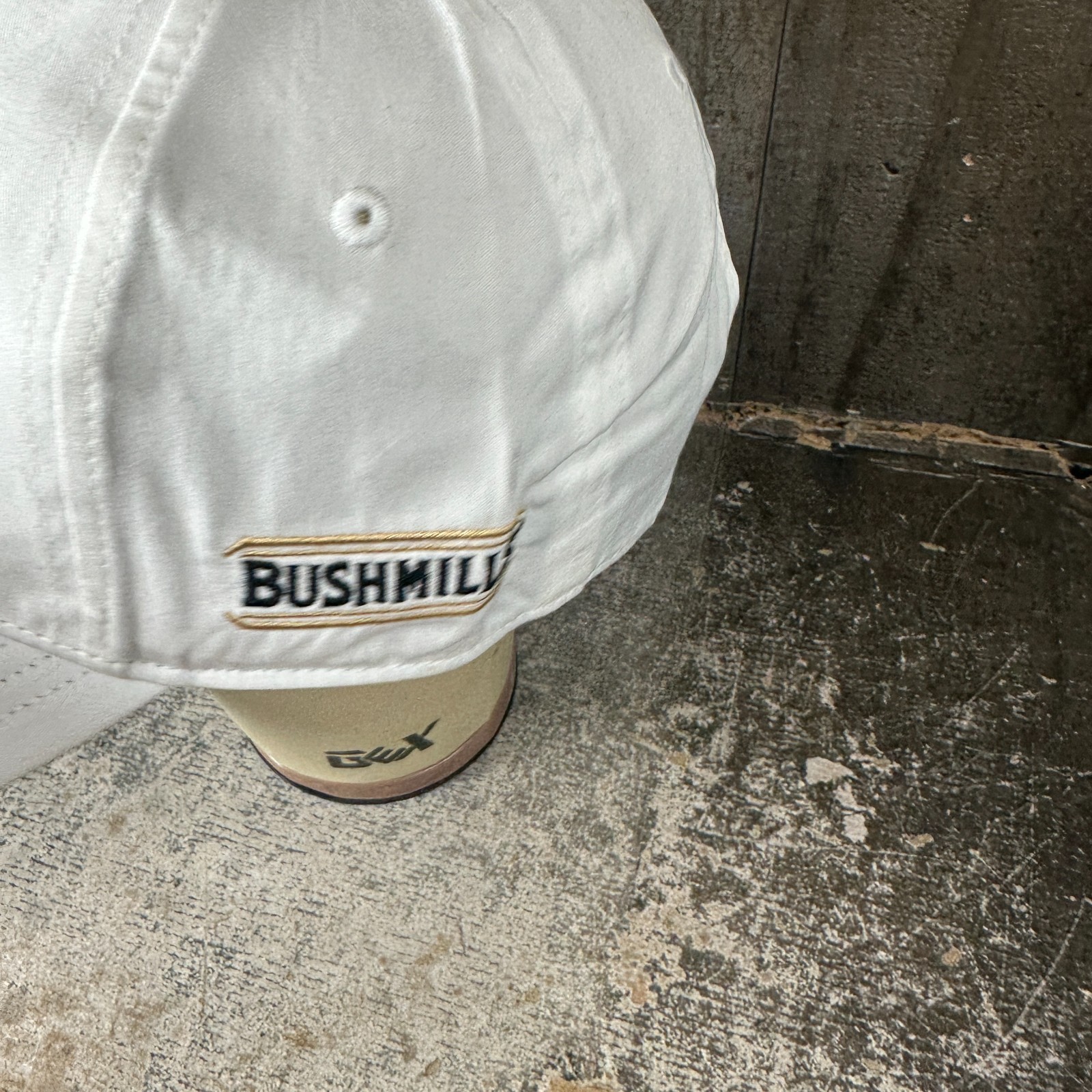 Callaway Golf x Bushmills Whiskey Strapback Baseball Hat White Embroidered