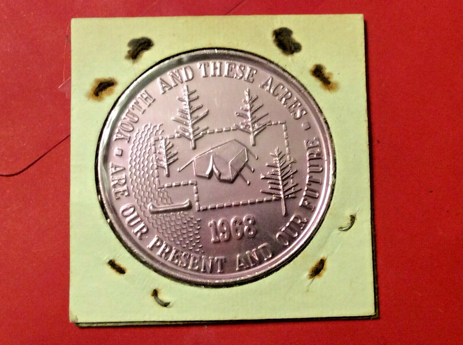 1967-1968 Girl Scouts-Southeast Louisiana Doubloon Celebrating 50th Anniversary+
