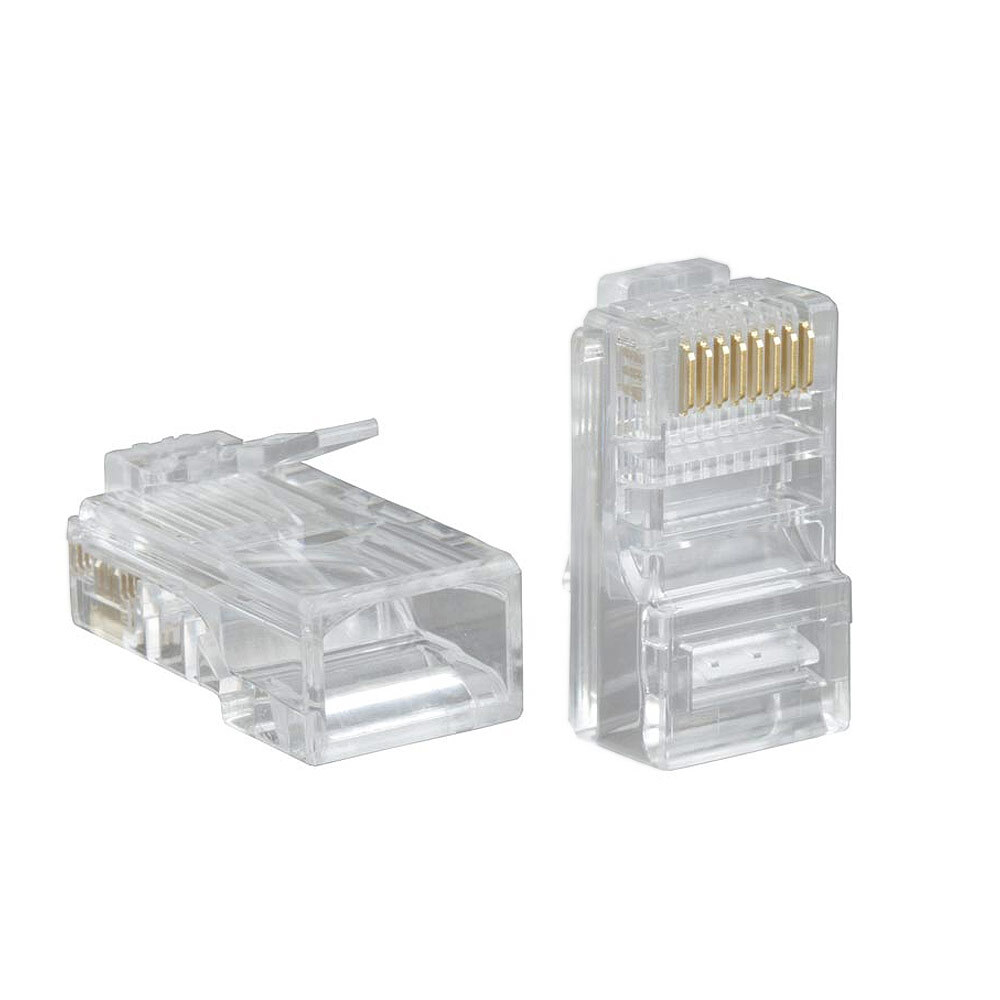 200 Pack RJ45 Modular Plugs 8P8C Cat5e Cat 5 LAN Ethernet Cable Connector Plug