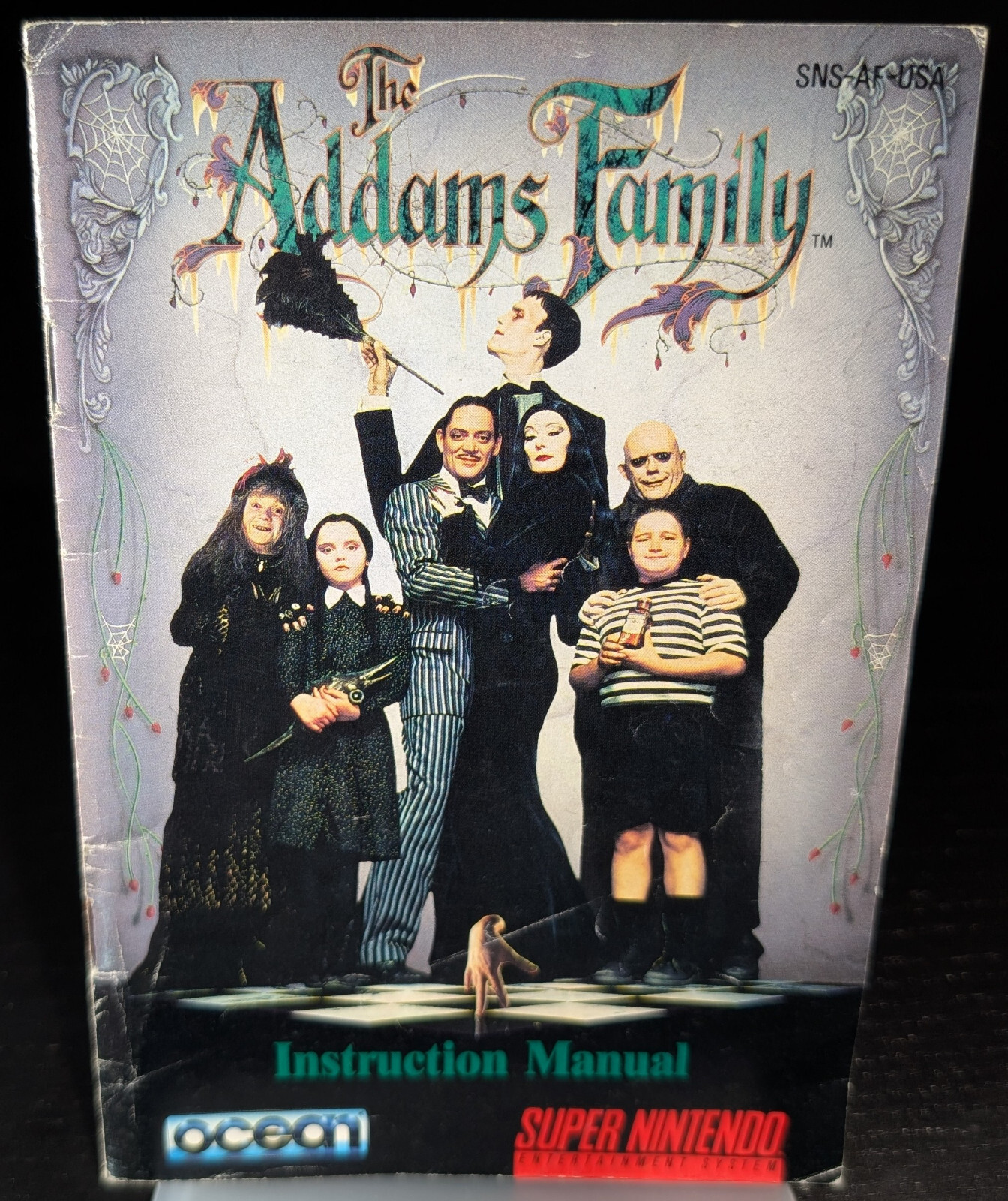 The Addams Family | Manual | Super Nintendo | SNES | Original | SNS-AF-USA