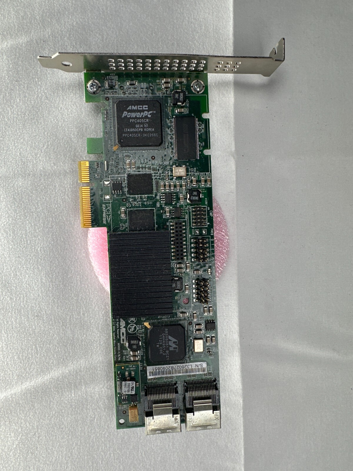 APC AP9630 UPS Network Management Card 2 Full Height Bracket Installed