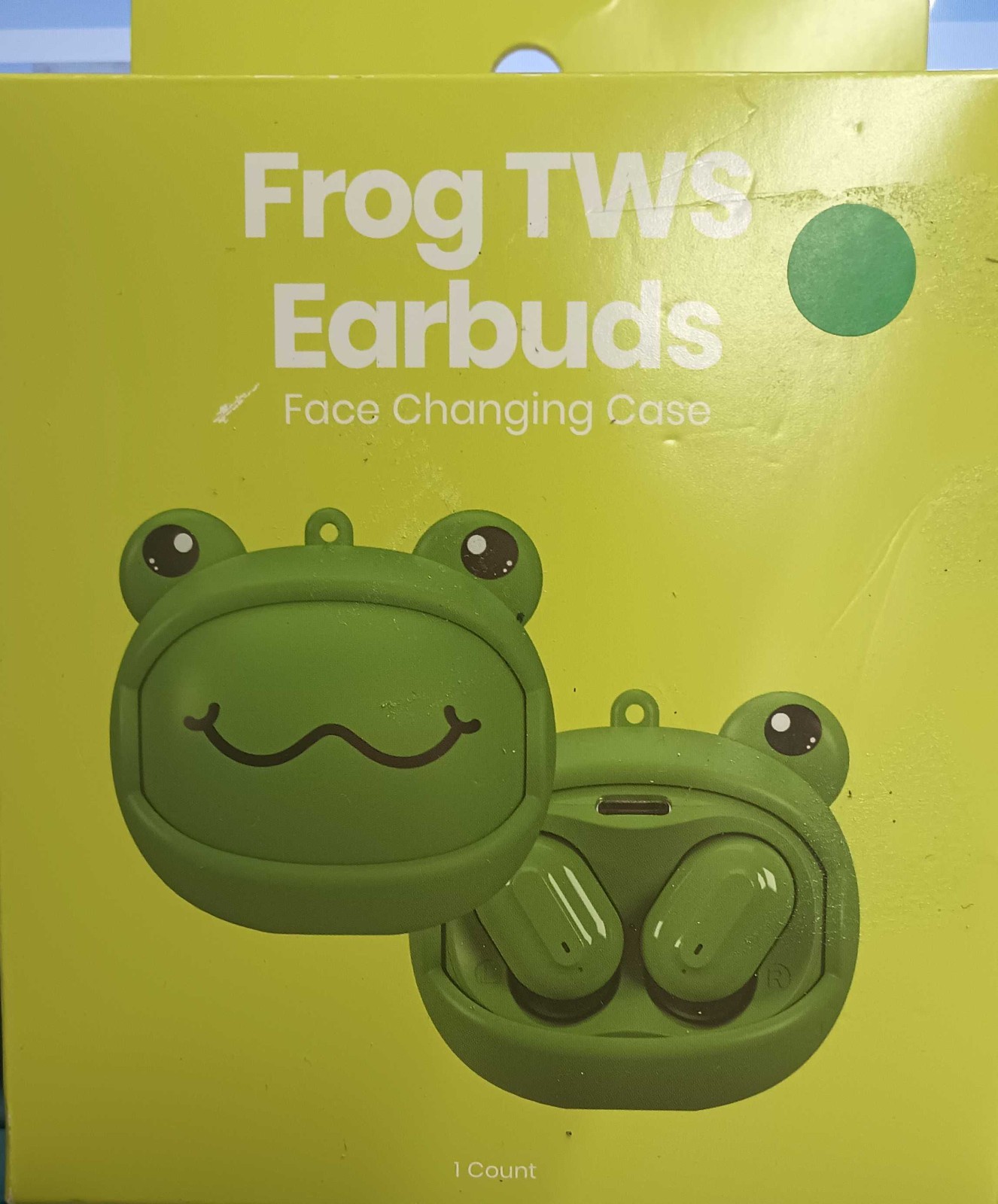 GEMS Frog True Wireless Earbuds Face Changing Case w/ USB-C Charging Cable