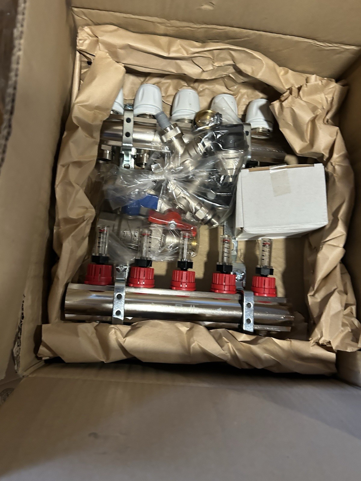 NEW Roth ROTTWC 1" 5 Way Nickel Plated Manifold with Flow Meters 2315031005