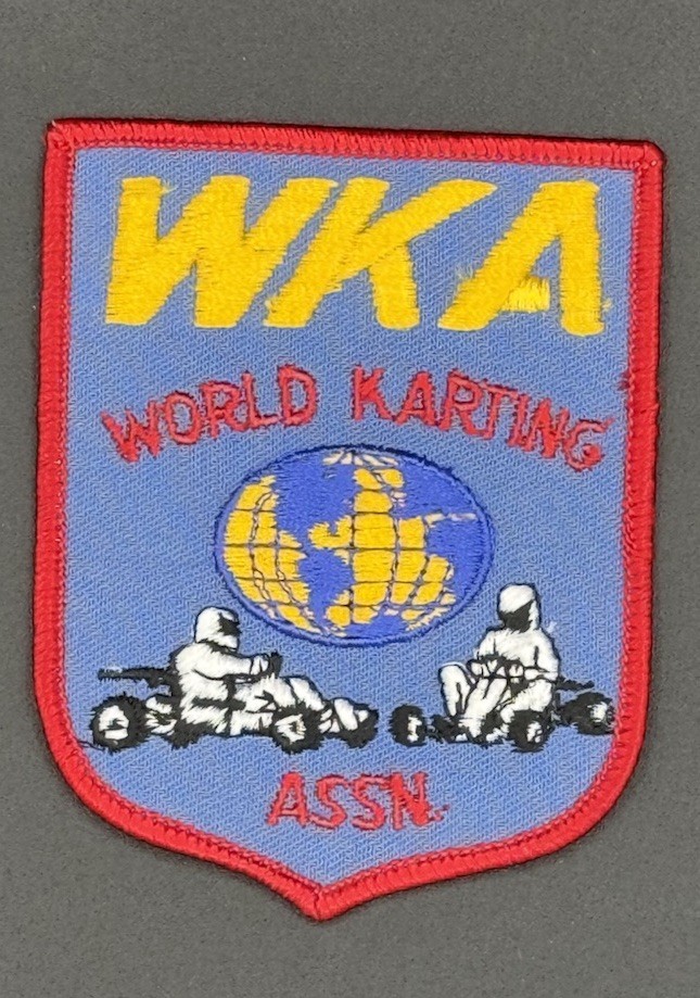 Lot 2 Vintage 1980's Go Karting World Karting Assn Patches