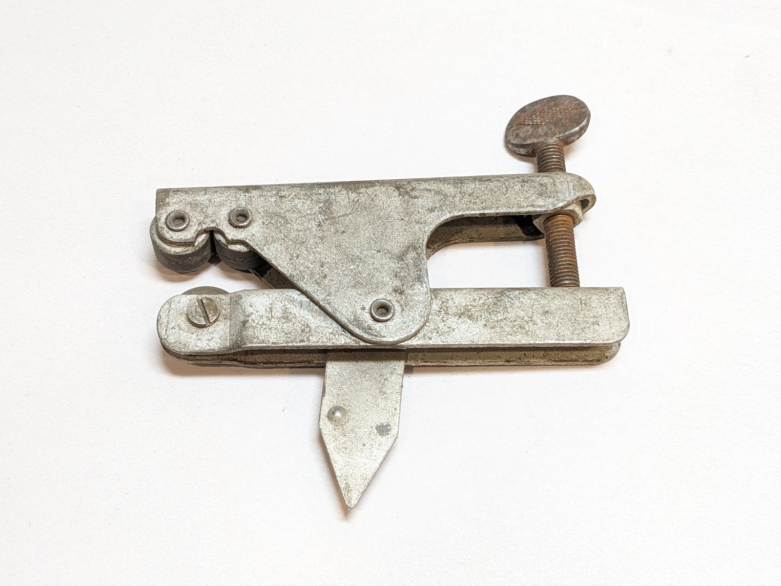 Vintage Antique Palmer Duplex Roller Cutter 1933 Patent Tubing Pipe Cutter