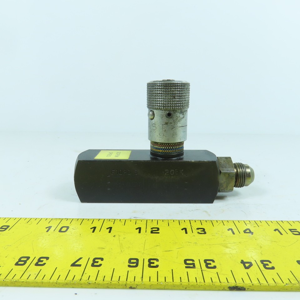 Parker F1020 S -20EK Hydraulic Flow Control Valve 5000 PSI 15GPM