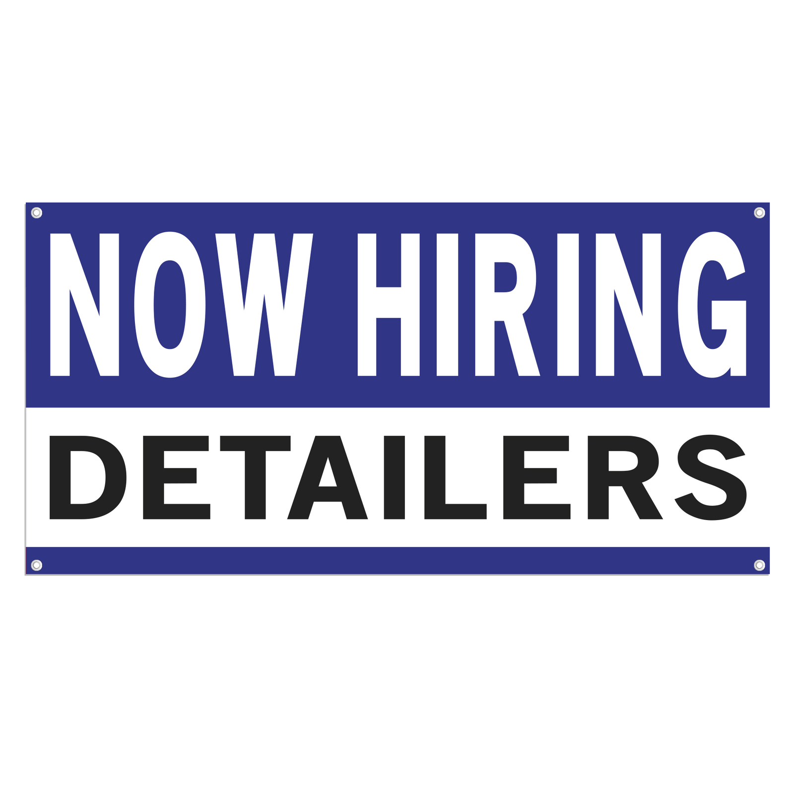 Now Hiring Detailers 13 oz Heavy Duty Vinyl Banner Jobs Available Auto Detailing