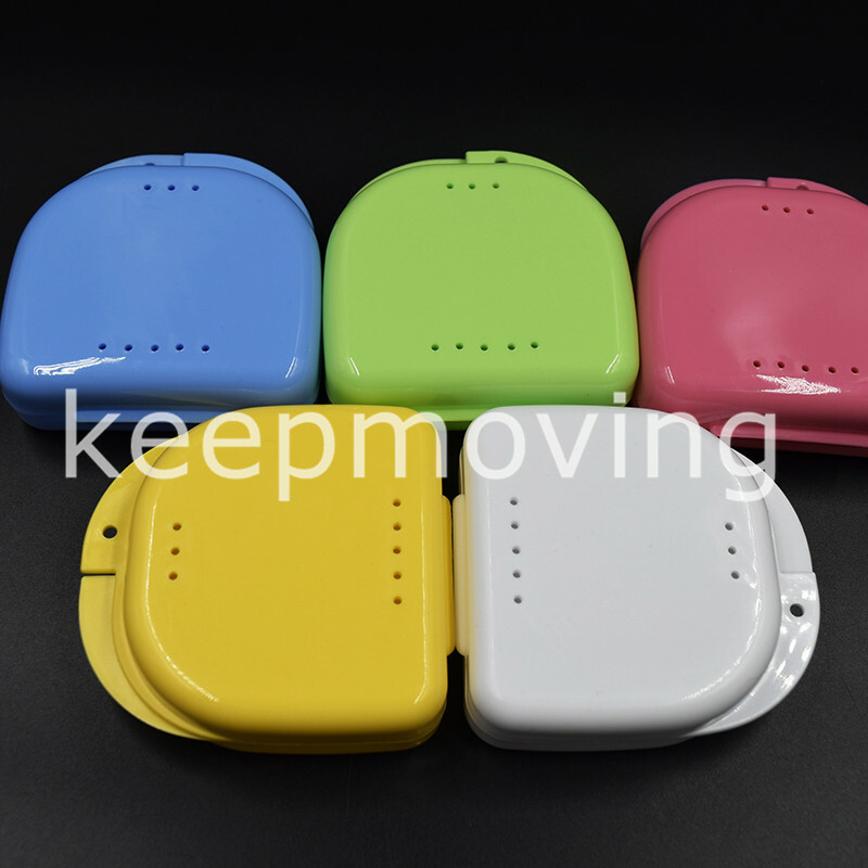 Dental Mouth Box Container Guards Retainer False Teeth Dentures Storage Tray