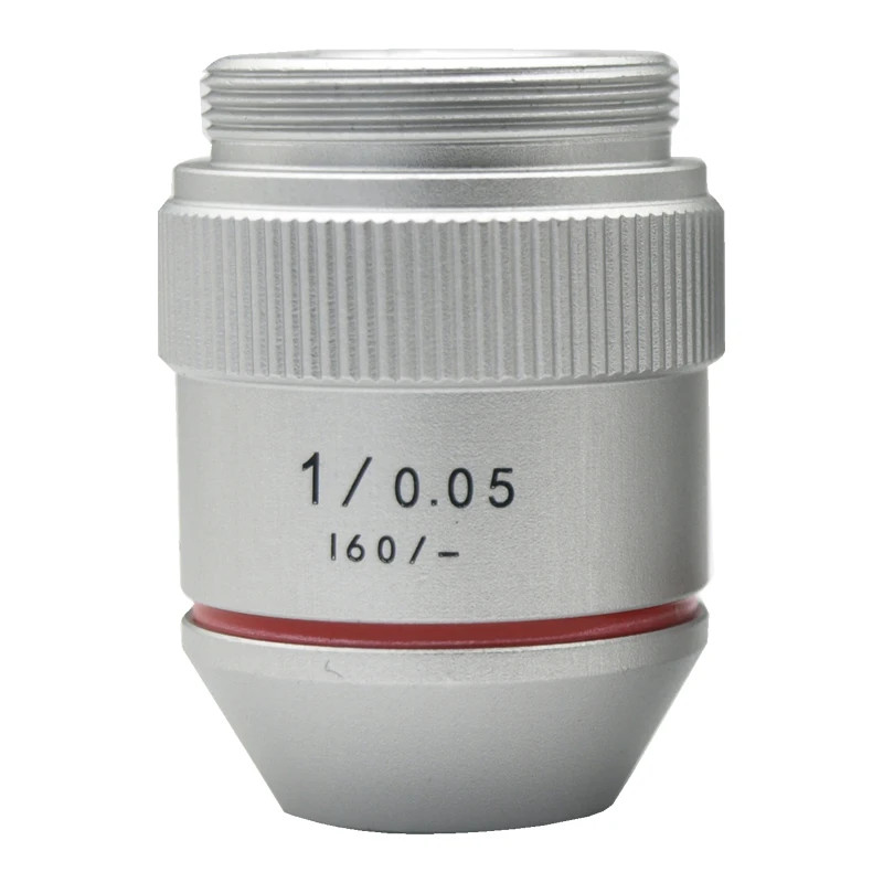 1PC 195 1X 2X RMS Achromatic Objective Lens for Biological Microscope