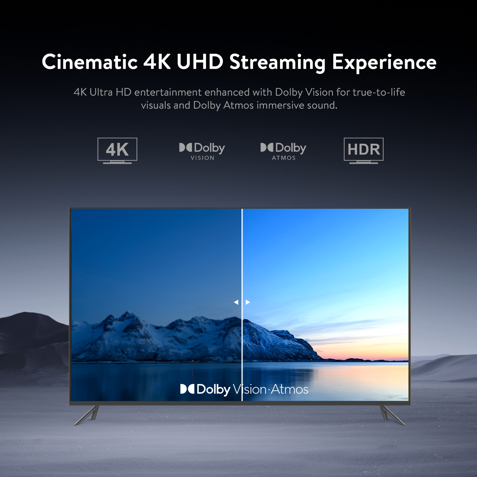 Onn 4K Pro Streaming Device Google TV, 32GB, Dolby Vision, Ethernet